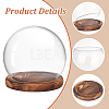 Round Glass Dome Cover AJEW-WH0513-65-4