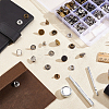 Removable Zinc Alloy Snap Button Sets TOOL-WH0059-126B-4