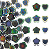 48Pcs 8 Colors Two Tone Glass Mood Beads GLAA-PA0001-46-7