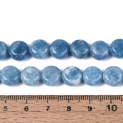Dyed Natural White Jade Beads Strands G-T143-16E-1