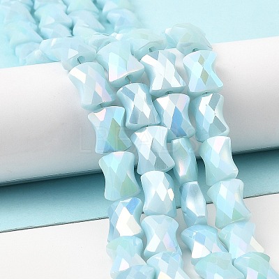 AB Color Plate Glass Beads Strands EGLA-P051-06A-B08-1