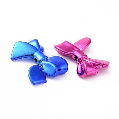 UV Plated Opaque Acrylic Beads X-OACR-P011-01H-1