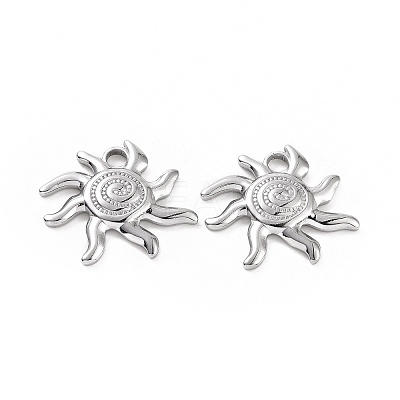Non-Tarnish 304 Stainless Steel Pendants STAS-C003-12P-1