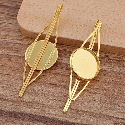 Iron Hair Bobby Pin Findings OHAR-PW0001-019G-1