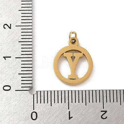 304 Stainless Steel Charms
with Jump Ring LS-STAS-R001-02G-Y-1