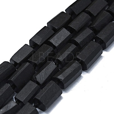 Natural Shungite Beads Strands G-O170-120-1