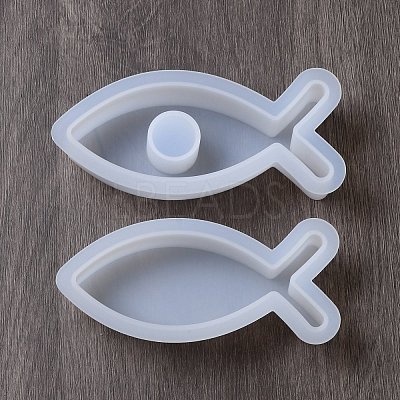 Fish Candle Holder Silhouette Silicone Molds LS-SIL-B050-01A-1