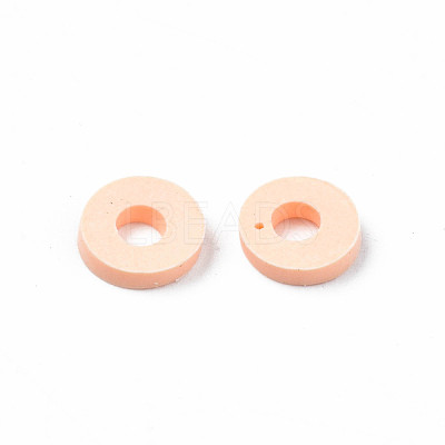Handmade Polymer Clay Beads Strands CLAY-R089-6mm-033-1