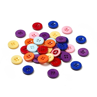 Resin Buttons RESI-D033-15mm-M-1