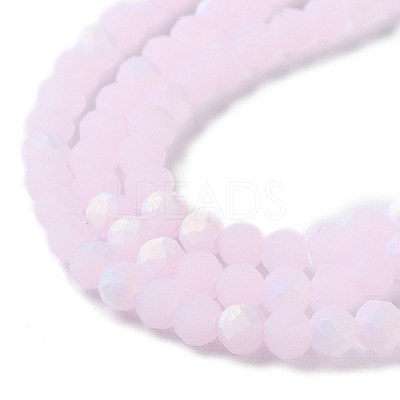 Imitation Jade Glass Beads Strands EGLA-A034-J3mm-MB02-1
