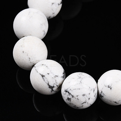 Natural Howlite Beads Stretch Bracelets BJEW-T022-04O-1