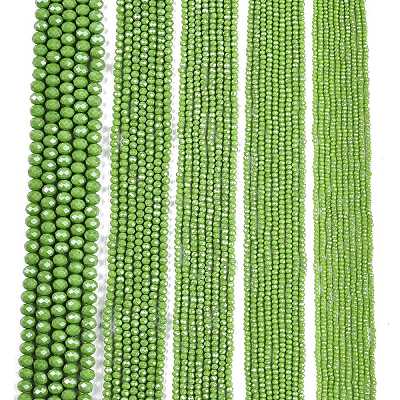 Electroplate Glass Beads Strands EGLA-A044-P2mm-A30-1