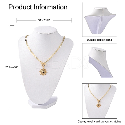 Jewelry Necklace Display Bust S015-A-1