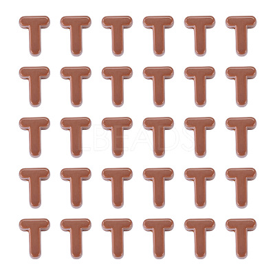 Opaque Acrylic European Beads OACR-TAC0019-006T-1