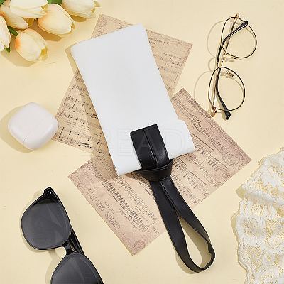 PVC Imitation Leather Eyeglass Cases ABAG-CN0001-66B-1