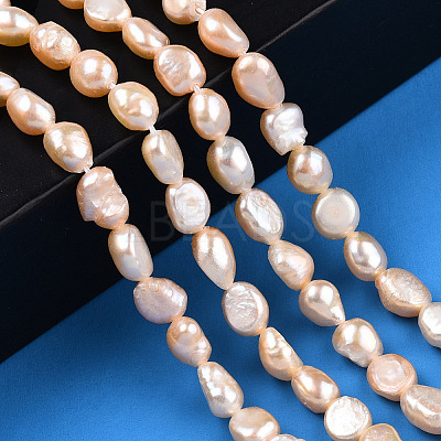 Natural Cultured Freshwater Pearl Beads Strands PEAR-N014-05J-1