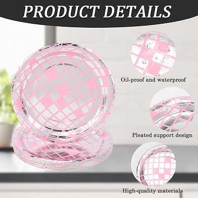 Paper Disco Party Dish AJEW-WH20011-57A-02-1