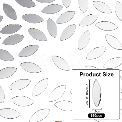 150Pcs Glass Cabochons DIY-OC0009-94-1