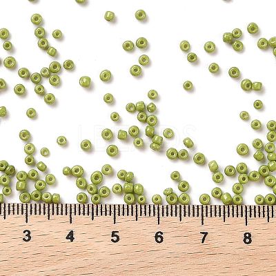 375G 15 Colors Baking Paint K9 Glass Seed Beads SEED-JP0004-03-2mm-1