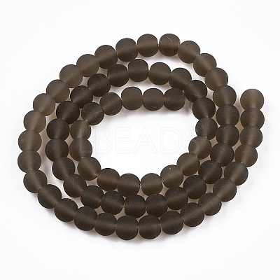 Transparent Glass Beads Strands GLAA-T032-T6mm-MD02-1