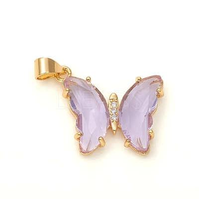 Glass Pendants GLAA-G075-01G-02-1