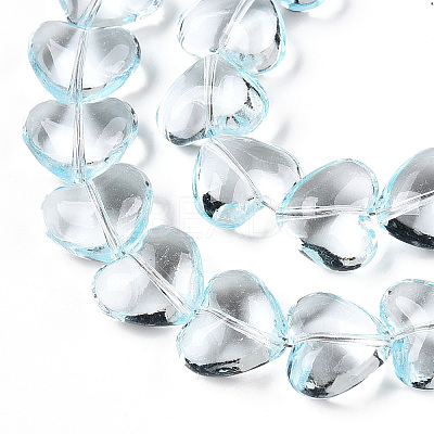 Transparency Glass Beads Strands X1-GLAA-T023-13E-1