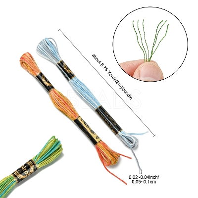 6-Ply Polyester Embroidery Floss OCOR-FZ0001-01F-1