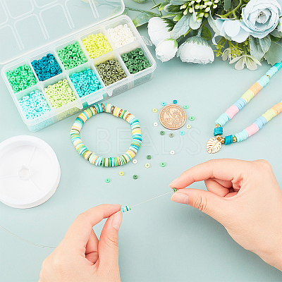 Handmade Polymer Clay Beads CLAY-FH0001-02A-02-1