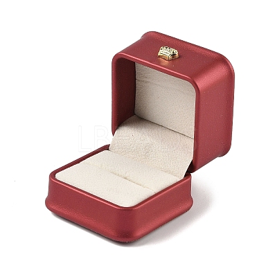 PU Leather Ring Gift Boxes LBOX-L005-A05-1