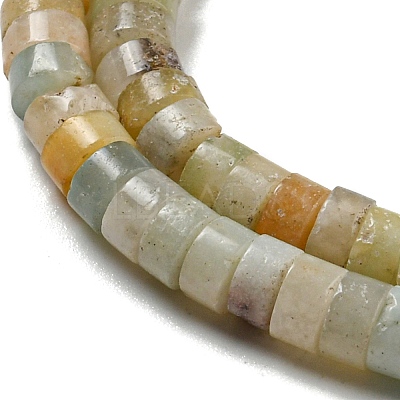 Natural Flower Amazonite Beads Strands G-C084-D02-01-1