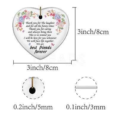 1Pc Handmade Porcelain Big Pendants AJEW-CN0002-04F-1