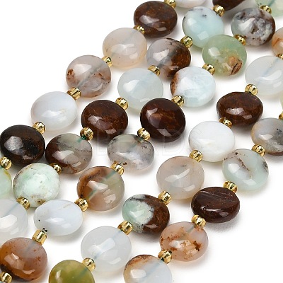 Natural Chalcedony Beads Strands G-H005-B12-01-1