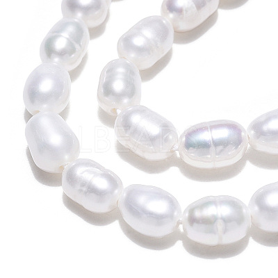 Natural Cultured Freshwater Pearl Beads Strands PEAR-N012-03E-1