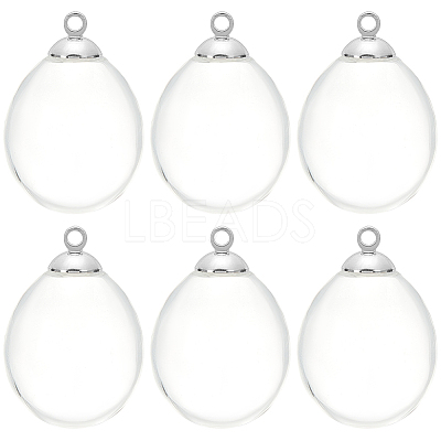 10Pcs Alloy Bead Cap Pendant Bails FIND-SC0010-61-1