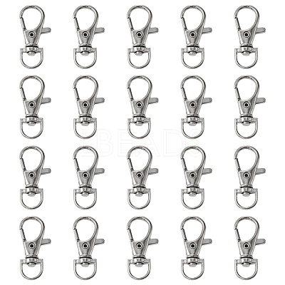 20Pcs Alloy Swivel Lobster Claw Clasps FIND-YW0001-55B-1