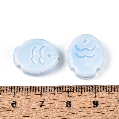 Handmade Porcelain Ceramic Beads PORC-T133-24C-1