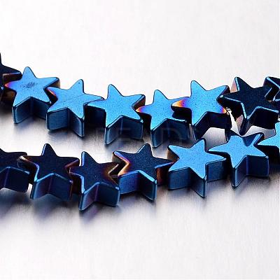 Electroplate Non-magnetic Synthetic Hematite Bead Strands G-F300-24B-05-1
