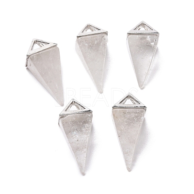Natural Quartz Crystal Pendants G-E577-01P-05-1