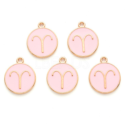 Alloy Enamel Pendants ENAM-S124-01A-09A-1