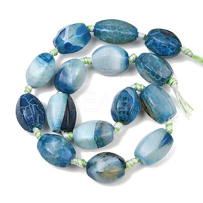 Natural Dragon Veins Agate Beads Strands GG-CBA8E33-A01-01-1