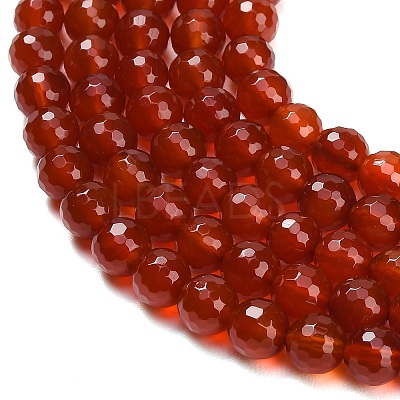 Natural Carnelian Beads Strands G-C280-B10-8mm-1