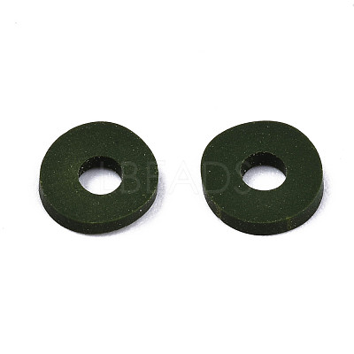 Handmade Polymer Clay Beads CLAY-Q251-6.0mm-81-1
