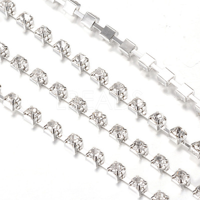 Iron Rhinestone Strass Chains CHC-T002-SS8-01S-1-1