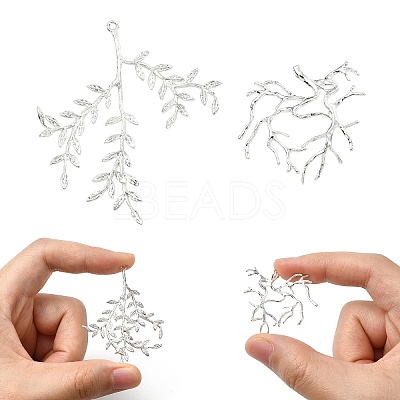 10Pcs 2 Styles Brass Pendants KK-CJ0003-06-1