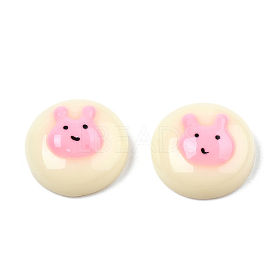Opaque Resin Enamel Cabochons CRES-N031-028-1