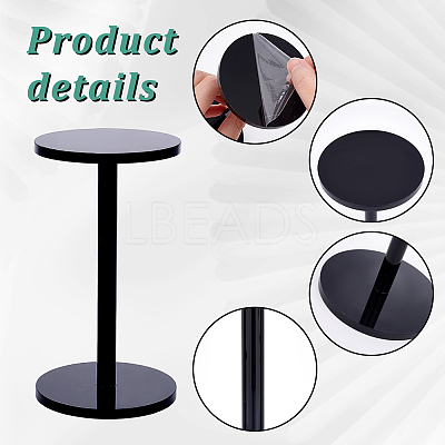 3Pcs 3 Sizes Acrylic Display Stand Risers ODIS-WH0025-86-1