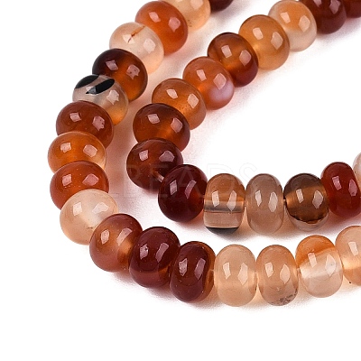 Natural Carnelian Bead Strands X-G-R403-4x6-16-1