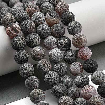 Natural Weathered Agate Beads Strands G-P538-A01-08-1