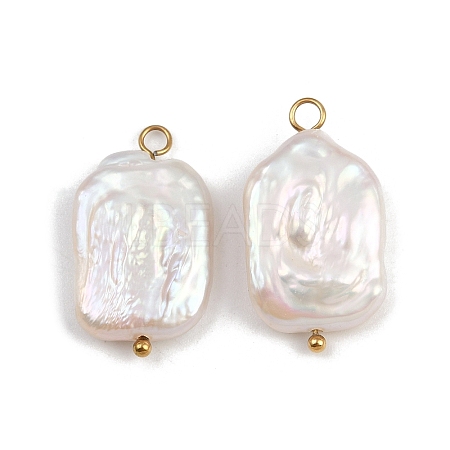 Natural Freshwater Pearl Keshi Pearl Pendants STAS-D378-07B-G-1