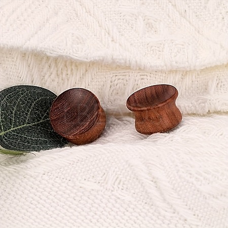 Wooden Ear Plugs Gauges WGA2F1F-14-1